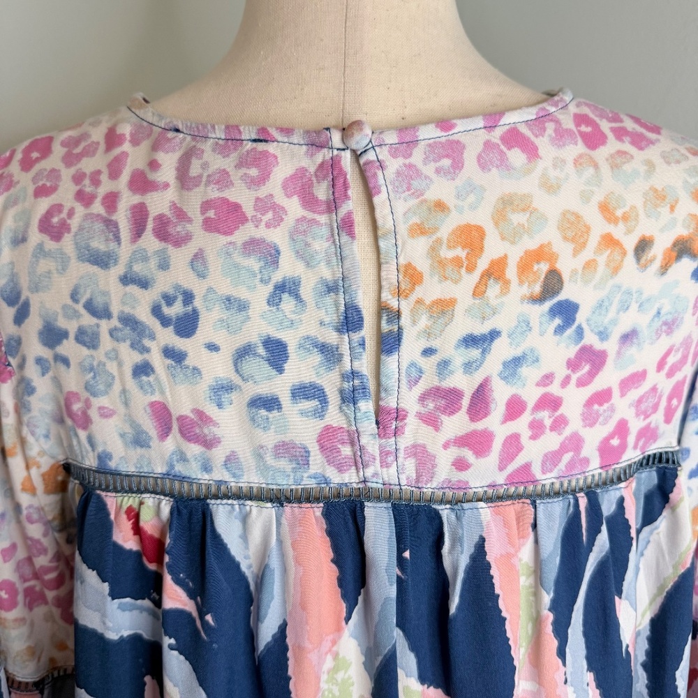 Umgee Women's Multi-Colored Multi-Patterned Top W… - image 4